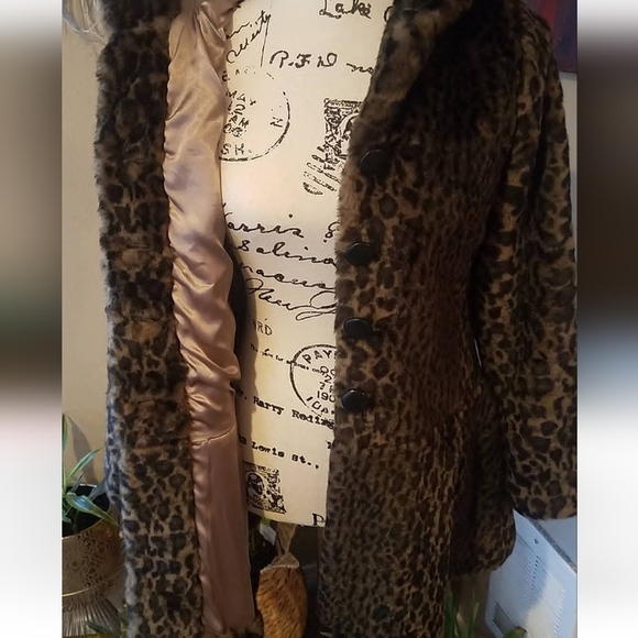 Free People Leopard Faux Fur Coat - Picture 5 of 16